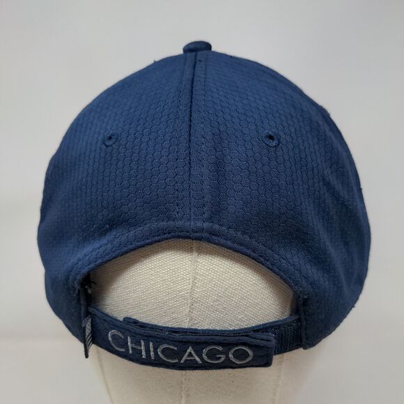 Chicago Est 1837 Strapback Hat Blue One Size Vent Holes Essencial Caps - Picture 5 of 8